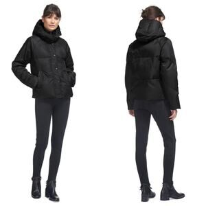 Whistles Iva Black Puffer Jacket